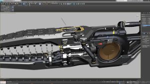 【教程】3Ds Max硬表面科幻武器设计-土狗cg资源站
