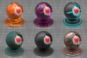 Redshift C4D 材料包 3-土狗cg资源站