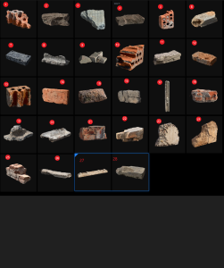 28个废墟石块模型合集-土狗cg资源站