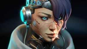 【教程】Blender创建赛博朋克风格的女孩 建模材质渲染教程 无声教程-土狗cg资源站