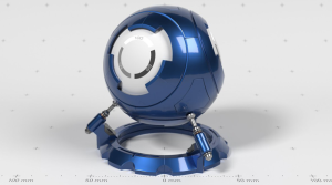 C4D Octane Render材质 蓝色金属车漆材质 Slvrwng Octane Ubershader 1.0【材质】-土狗cg资源站