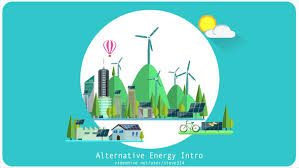 AE模板-扁平化卡通能源介绍MG动画片头 Alternative Energy Intro-土狗cg资源站