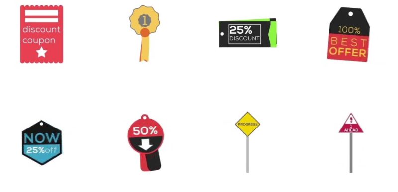 AE模板-扁平化图标宣传MG片头 Iconographer-土狗cg资源站