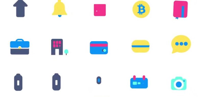 AE模板-200组卡通可爱图标动画 Cute Minimal Icons-土狗cg资源站