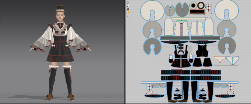 蒸汽朋克衣服-土狗cg资源站