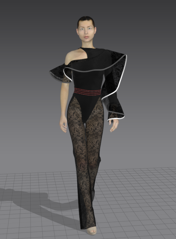 百褶裙1-土狗cg资源站