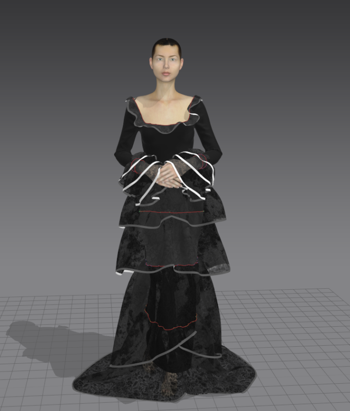 百褶裙3-土狗cg资源站