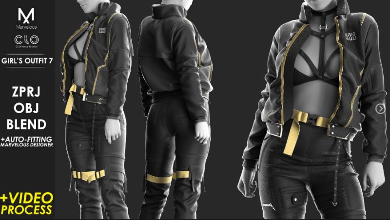 女孩的服装7-土狗cg资源站