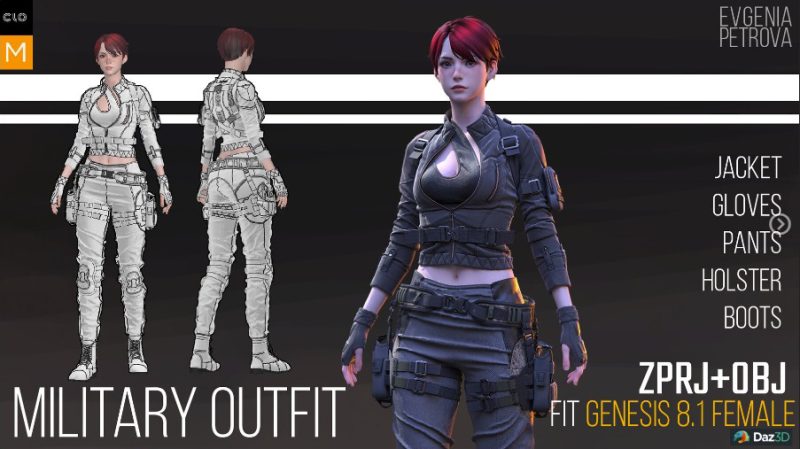 军装。个人项目-土狗cg资源站