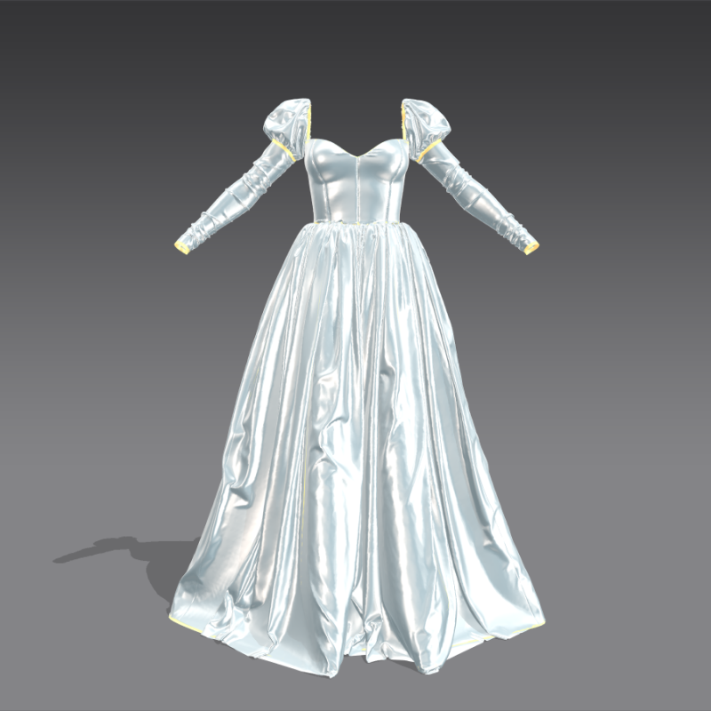 婚礼蕾丝礼服 3-土狗cg资源站