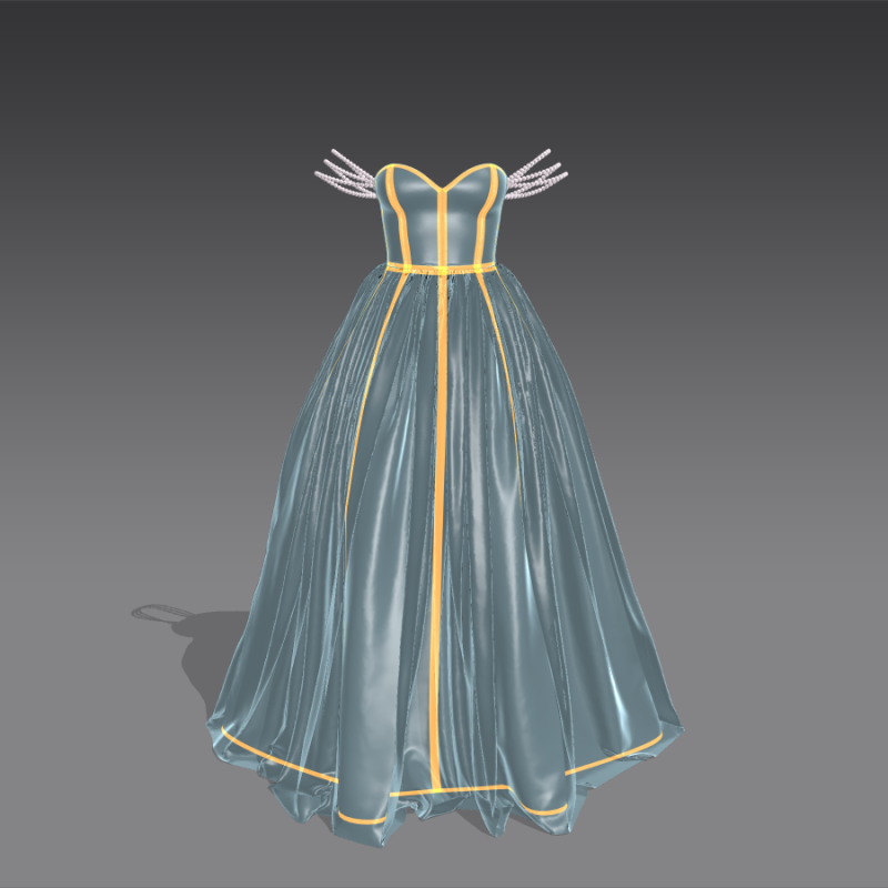 婚礼蕾丝礼服2-土狗cg资源站