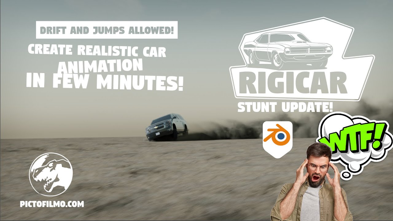 Blender汽车绑定插件 Rigicar v2.1.3-土狗cg资源站