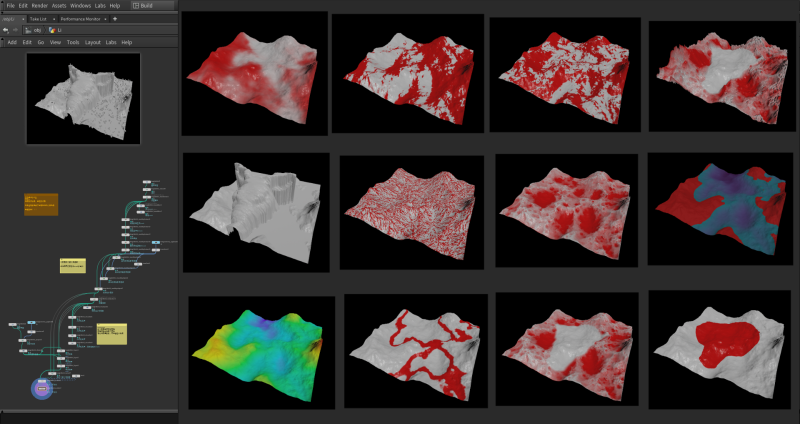 Houdini 地形工具常用节点整理03-土狗cg资源站