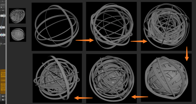 Houdini 橡皮筋逐渐缠绕效果的案例-土狗cg资源站