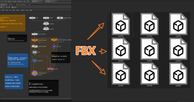 Houdini 通过循环一键导出多个FBX-土狗cg资源站