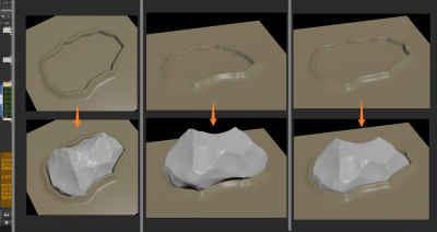 Houdini 实现物体下落 向外挤压的效果-土狗cg资源站