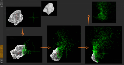 Houdini 通过其他物体位置 激活粒子-土狗cg资源站