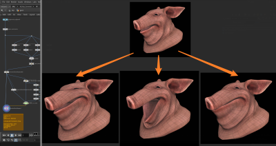 Houdini 添加Blend Shap表情 并进行混合的方法-土狗cg资源站