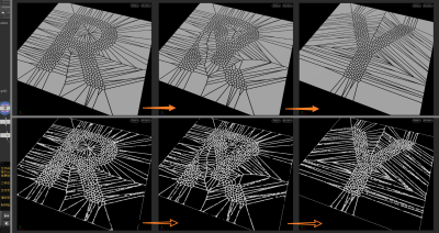 Houdini 基于遮罩和通道模块 实现拉丝过度的效果-土狗cg资源站