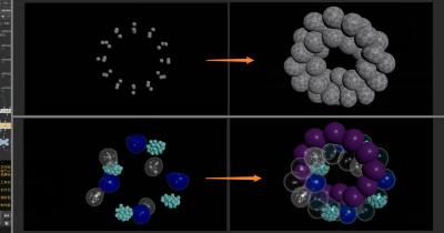Houdini 球体挤压旋转 并在内部 产生不同效果的小案例-土狗cg资源站