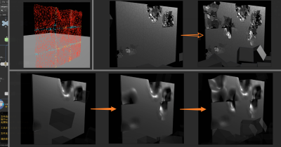 Houdini 实现撞击金属 略微回弹 并瞬间定型的流程-土狗cg资源站