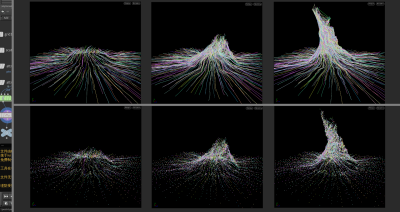 Houdini 基于粒子vop模块 实现龙卷风样式 线条汇聚-土狗cg资源站