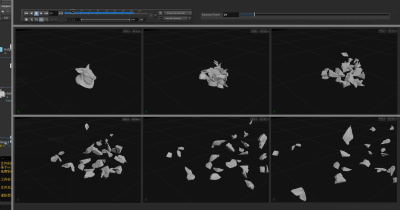 Houdini 到达自定义时间时 瞬间激活 产生炸裂效果-土狗cg资源站