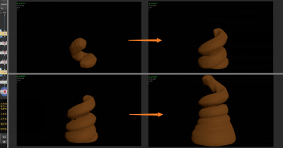 Houdini 基于粘度属性 实现流体逐渐定型的小案例-土狗cg资源站