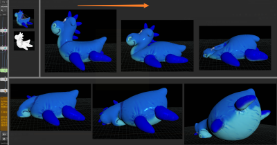 Houdini 快速实现 物体逐渐膨胀的效果-土狗cg资源站