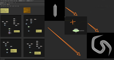 Houdini 输入为空时自动切换节点-土狗cg资源站