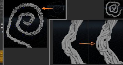 Houdini 生成缠绕线条 并解决穿插 的制作思路-土狗cg资源站