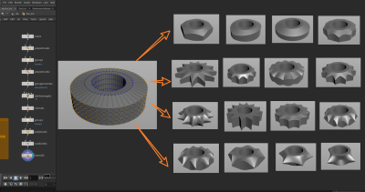 Houdini 程序化齿轮小工具-土狗cg资源站