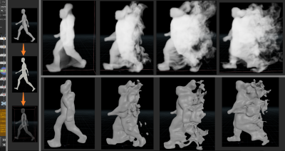 Houdini 基于燃烧属性 实现火焰行走的动态网格效果-土狗cg资源站