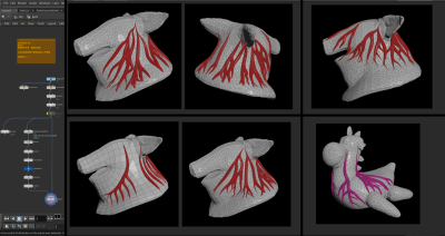 Houdini 在物体表面生成根茎-土狗cg资源站