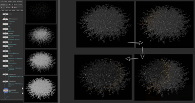 Houdini 钢丝球逐渐燃烧的效果-土狗cg资源站