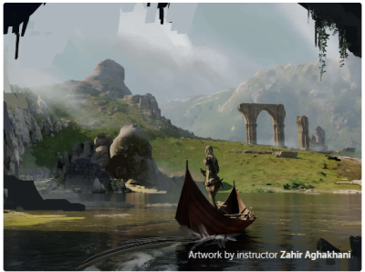 PS概念场景绘画教程 Learn Squared – Sketching the Right Way by Zahir Aghakhani-土狗cg资源站