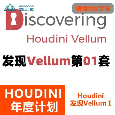 人工精翻-发现Vellum教程系列第一套-土狗cg资源站