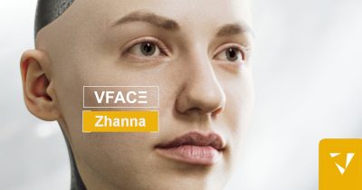 极致皮肤细节-Vface No.154完整版（不缺任何贴图）-土狗cg资源站