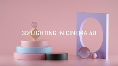 Cinema 4D 中的 3D 照明-土狗cg资源站