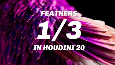 Houdini 20 全新羽毛工作流程(Entagma)-土狗cg资源站