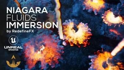 [长期更新]虚幻引擎 5.3 中用 Niagara Fluids 制作惊叹的实时VFX仿真-土狗cg资源站