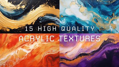 原价9美元的Ozan Gonen 丙烯酸艺术贴图组-土狗cg资源站