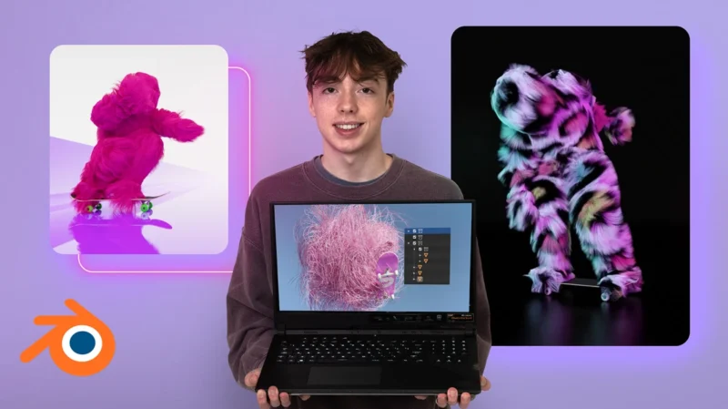 使用 Blender 进行动态角色动画-土狗cg资源站