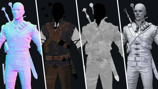 图片[4]-[免费] 猎魔人蝎子装甲套装制作流程（不包含剑）-土狗cg资源站