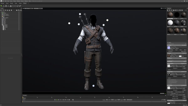 图片[7]-[免费] 猎魔人蝎子装甲套装制作流程（不包含剑）-土狗cg资源站