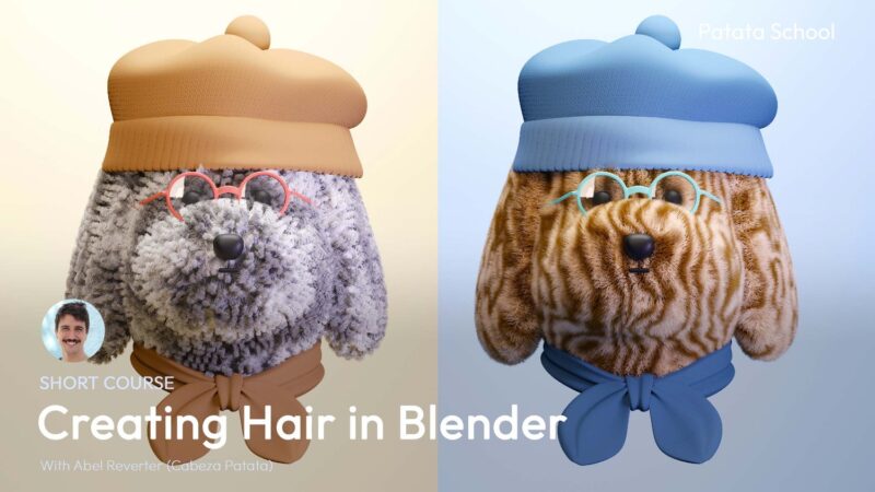 （ai精翻）在搅拌机中创建头发-土狗cg资源站