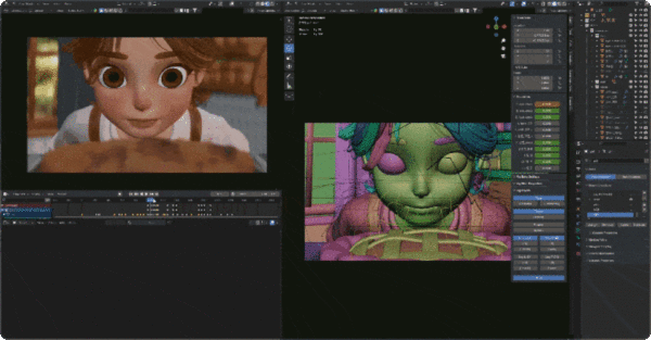 图片[9]-[Ai精翻&中文朗读（会员免费）] Blender北欧小姐姐动画-土狗cg资源站