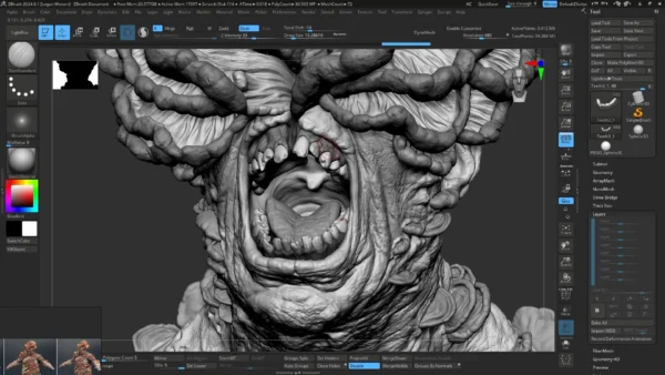 图片[11]-[免费] 在Brush中制作《最后生还者》循声者-土狗cg资源站