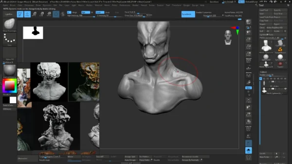 图片[3]-[免费] 在Brush中制作《最后生还者》循声者-土狗cg资源站