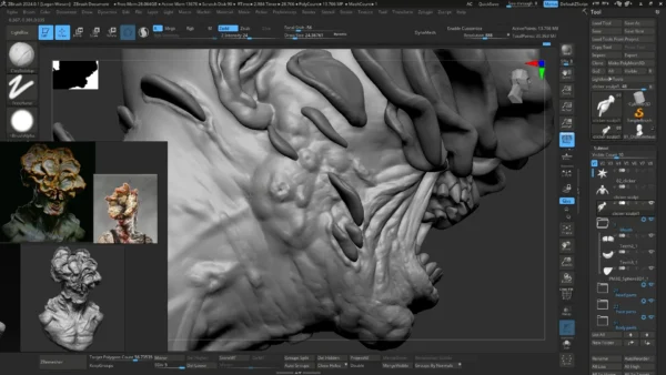 图片[5]-[免费] 在Brush中制作《最后生还者》循声者-土狗cg资源站